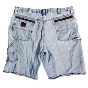 RIGGS Shorts Mens 40 Blue Workwear DURA SHIELD Denim Outdoor WRANGLER Hiking